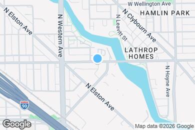 Map image of the property - 2247 W Diversey Ave