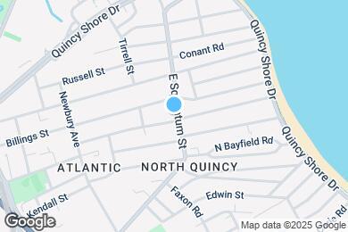 Map image of the property - 220 E Squantum St