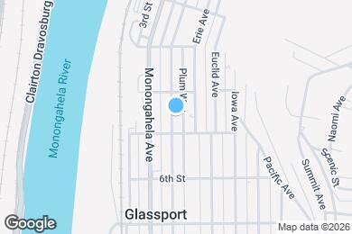 Map image of the property - 425 Ohio Ave