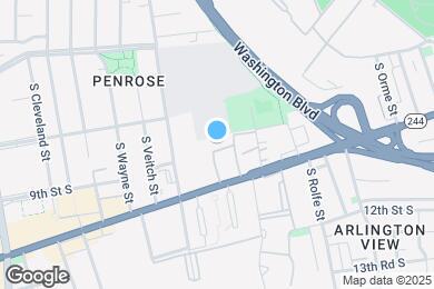 Map image of the property - Eagle Rock Apartments at Columbia Pike