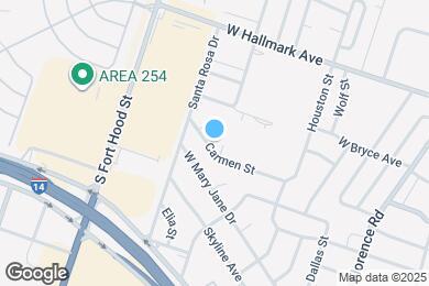 Map image of the property - 803 Carmen St