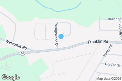 Map image of the property - 17 E Wedgewood Cir