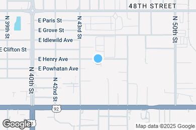 Map image of the property - 4323 E Henry Ave