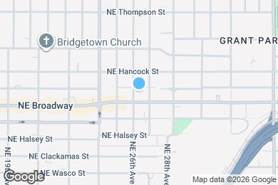 Map image of the property - 1718 NE 26th Ave