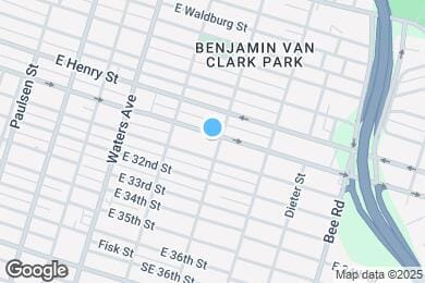 Map image of the property - 1237 E Anderson St