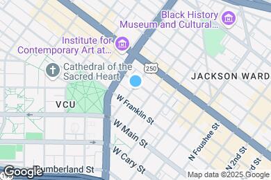 Map image of the property - 421 W Grace St