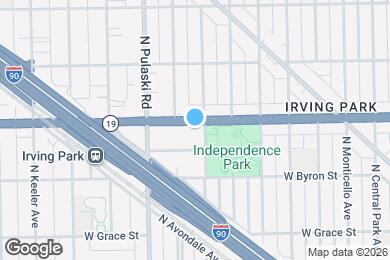 Map image of the property - 3911 W Irving Park Rd