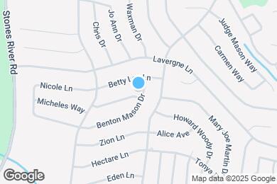 Map image of the property - 1202 Larzelere Ln