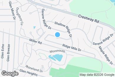Map image of the property - 8742 Ridge Moon Dr