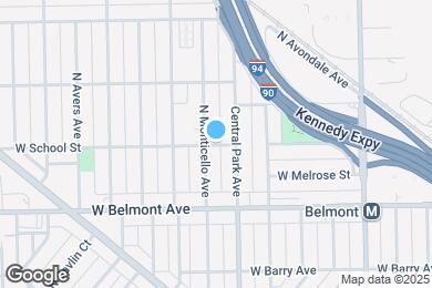 Map image of the property - 3620 W School St