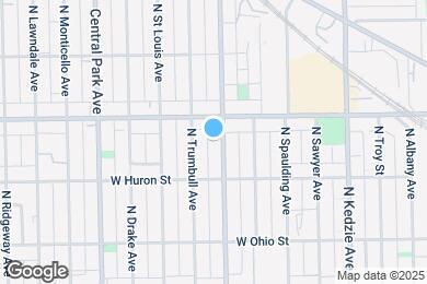 Map image of the property - 736 N Homan Ave
