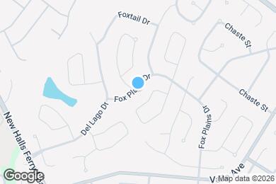 Map image of the property - 646 Fox Plains Dr