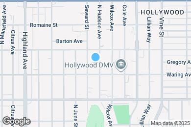 Map image of the property - 827 N Hudson Ave