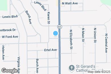 Map image of the property - 1501 N West St