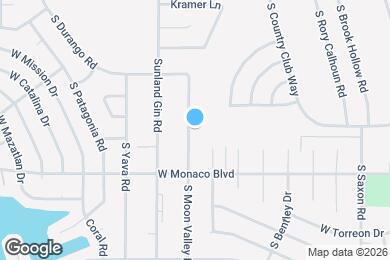 Map image of the property - 15237 S Moon Valley Rd
