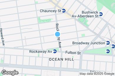 Map image of the property - 106 Rockaway Ave