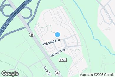 Map image of the property - 1223 Brickfield Dr