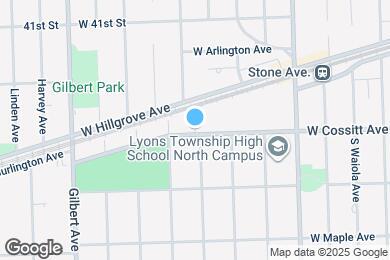 Map image of the property - 1101 W Cossitt Ave