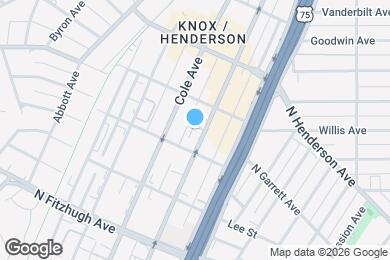 Map image of the property - 4411 McKinney Ave
