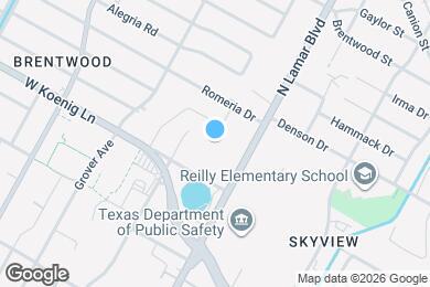 Map image of the property - 6008 N Lamar Blvd