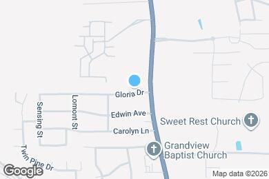 Map image of the property - 2028 Gloria Dr