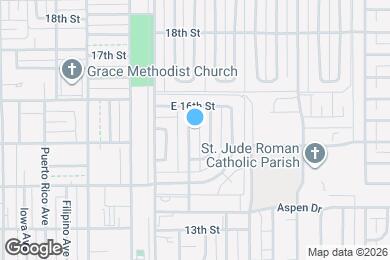 Map image of the property - 1510 Jefferson Ave