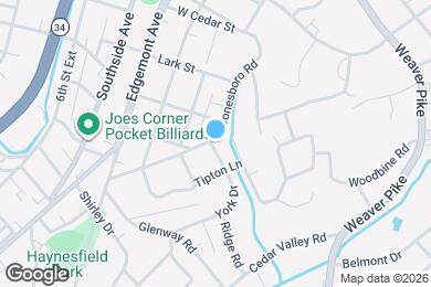 Map image of the property - 100 York Dr