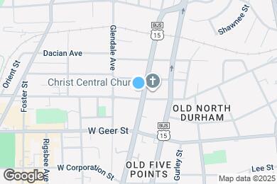 Map image of the property - 1005 N Mangum St