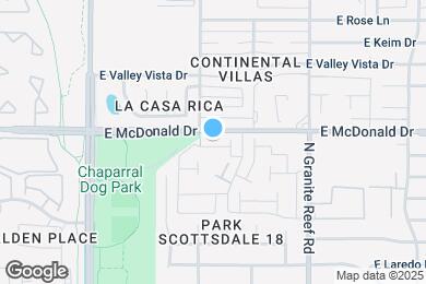 Map image of the property - 8209 E McDonald Dr
