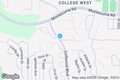 Map image of the property - 5025 Collwood Blvd
