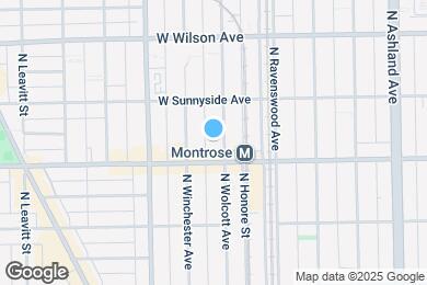 Map image of the property - 4418 N Wolcott Ave