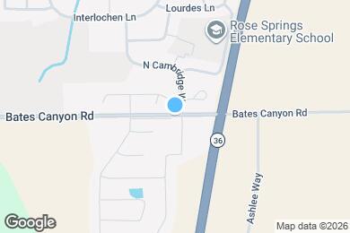 Map image of the property - 926 E. Bates Canyon Rd
