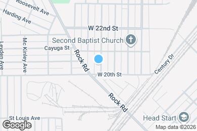 Map image of the property - 2015 Bryan Ave