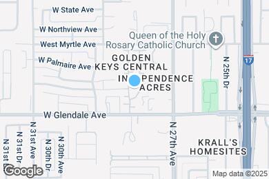 Map image of the property - 7037 N 28th Dr