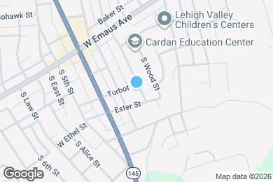 Map image of the property - Oaks Apartments
