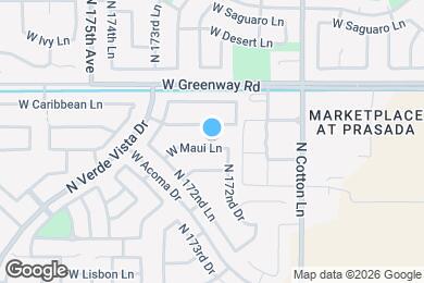 Map image of the property - 17238 W Maui Ln