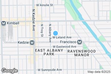 Map image of the property - 3050 W Leland Ave