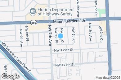 Map image of the property - 18000 NW 6th Ct