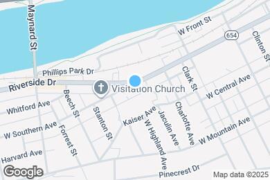 Map image of the property - 1561 W Southern Ave