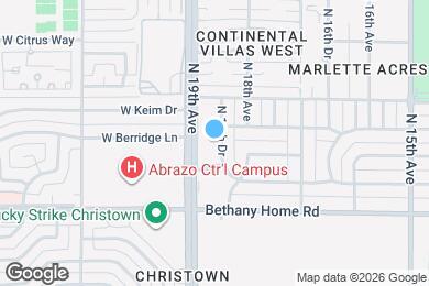 Map image of the property - 6124 N 18th Dr