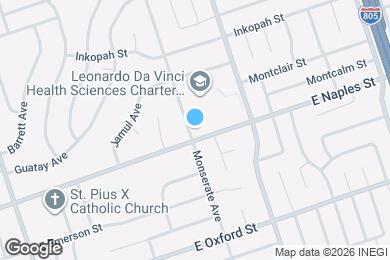 Map image of the property - 1085 Monserate Ave