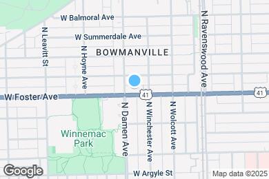 Map image of the property - 1958 W Foster Ave