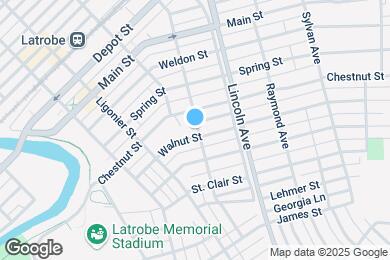 Map image of the property - 1213 Ridge Ave