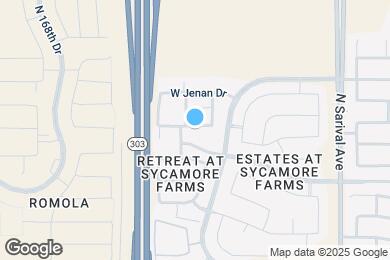 Map image of the property - 16603 W Sierra St