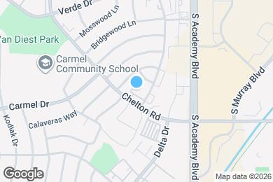 Map image of the property - 1852 Zebulon Dr