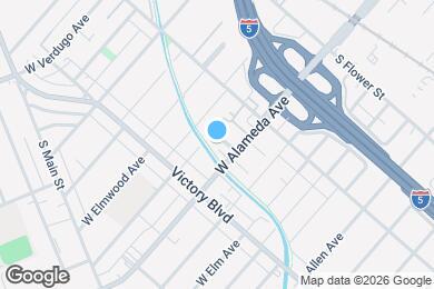 Map image of the property - 249 W Alameda Ave Burbank