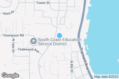 Map image of the property - 1037 Vine Ave