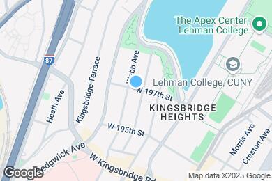 Map image of the property - 130 W 197th St