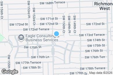 Map image of the property - 15128 SW 173rd Terrace