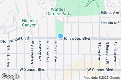 Map image of the property - 7560 Hollywood Blvd